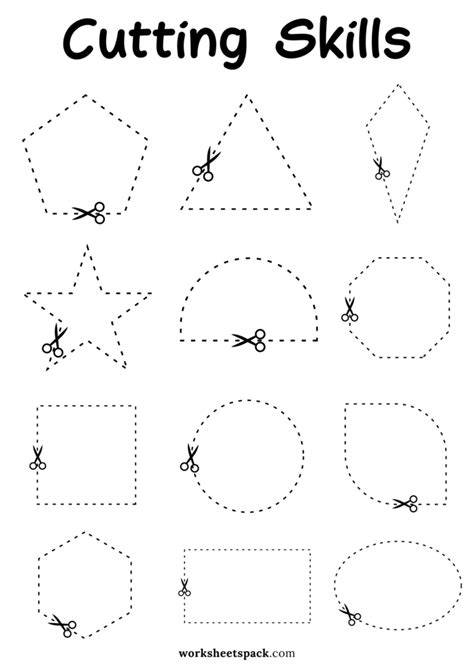 Scissor Skills Printables