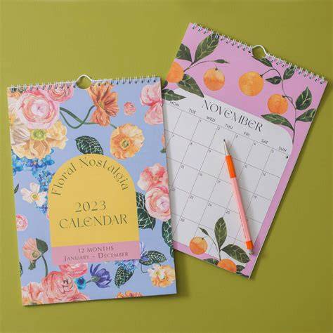 2023 floral calendar