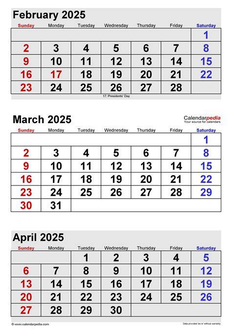 april 2025 calendar