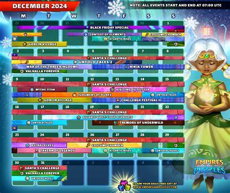 december calendar 2024