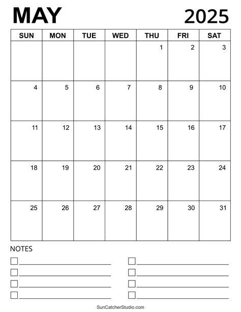 free printable may 2025 calendar