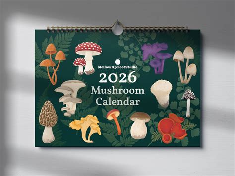 legend of mushroom calendar