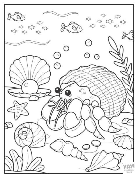 Sea Creatures Coloring Pages Printables