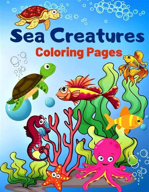 Sea Creatures Pictures To Color