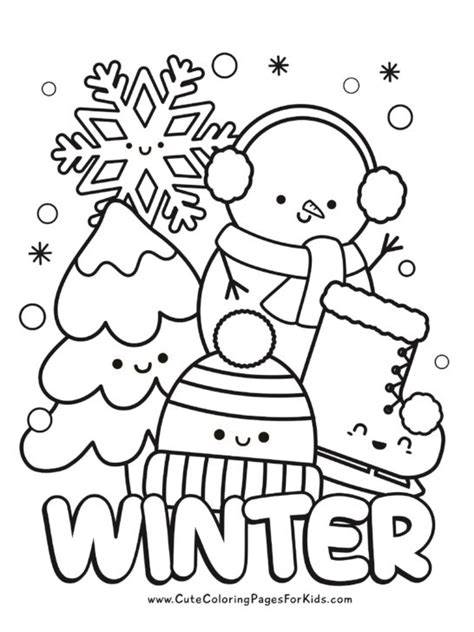 Seasonal Colouring Pages