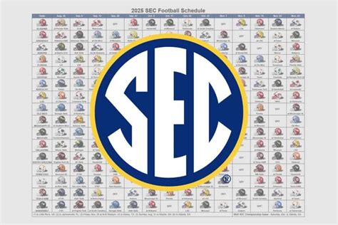 Sec Football Tv Schedule 2024 Printable