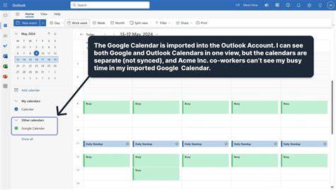 See Your Outlook Calendar In Google