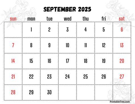 Sept 15 Calendar