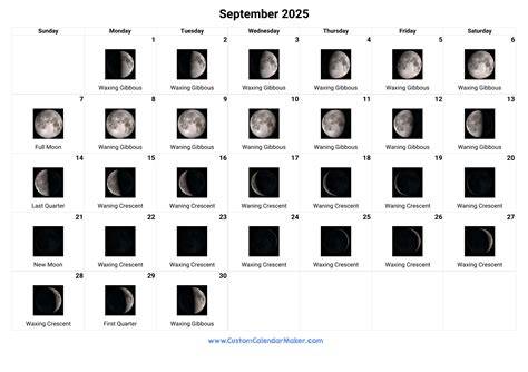Sept Moon Calendar