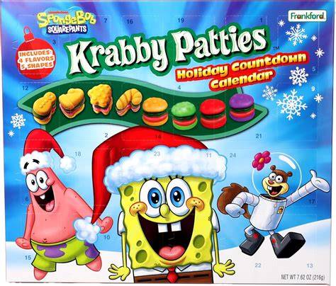 spongebob squarepants advent calendar
