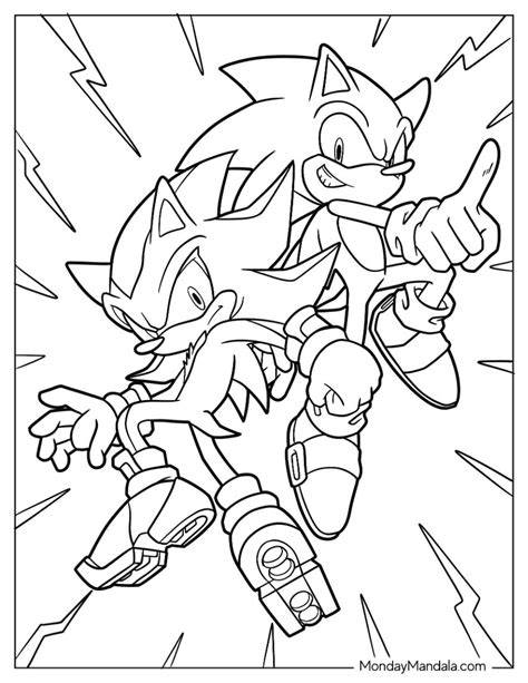 Shadow The Hedgehog Coloring Pages
