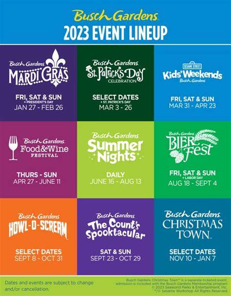 busch gardens williamsburg crowd calendar