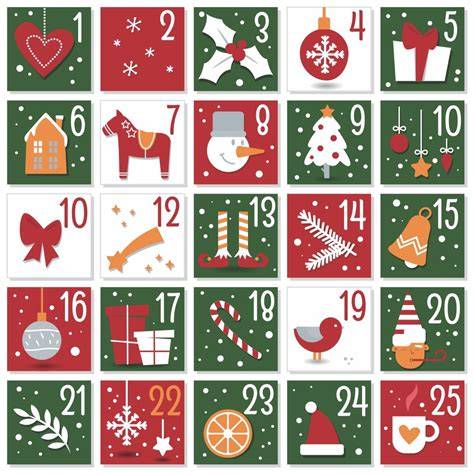calendar for christmas