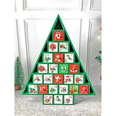 christmas tree advent calendar