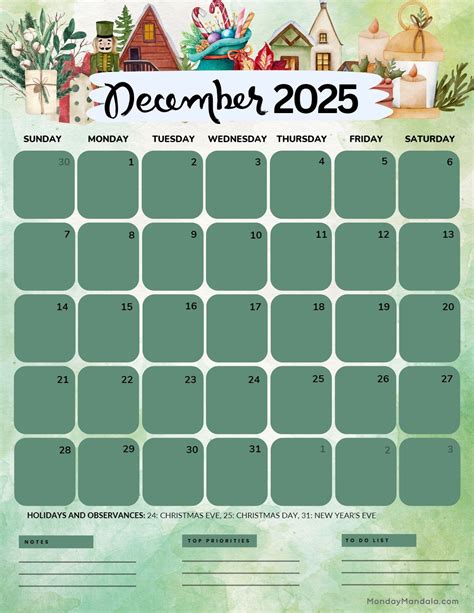 december 2025 calendar