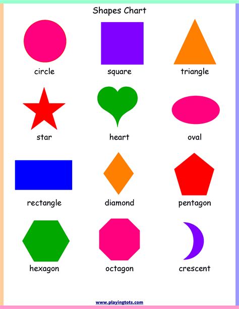 Shapes To Print Free