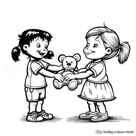 Share Coloring Page