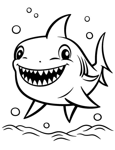 Shark Images To Color
