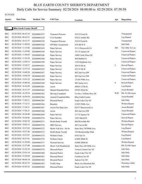 blue earth county court calendar
