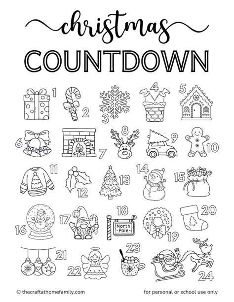 countdown to christmas calendar