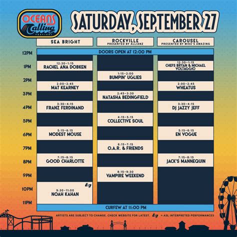 ocean city calendar of events