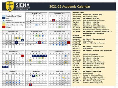 Siena College Calendar 24 25