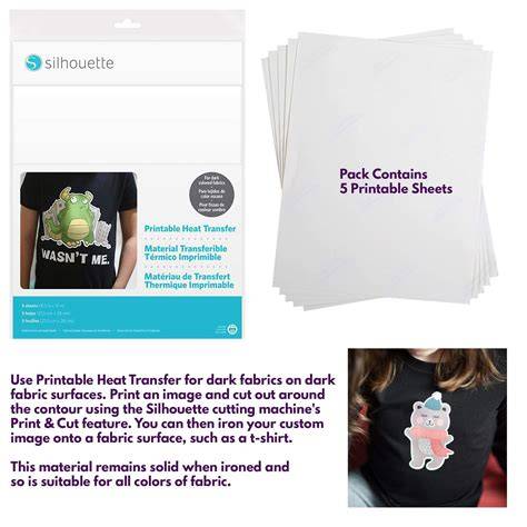 Silhouette Printable Heat Transfer