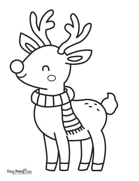 Simple Christmas Coloring Pages