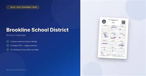 brookline schools calendar