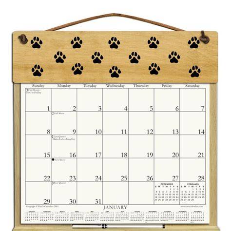 is the paw print calendar legit