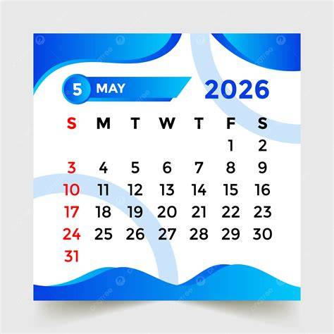 may 2026 calendar