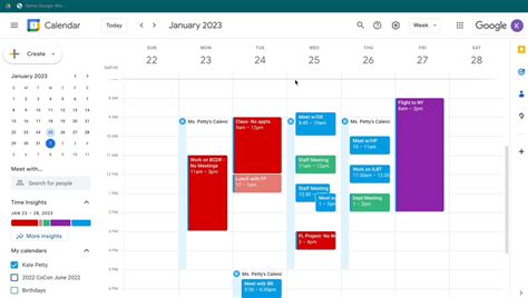 setting up a shared google calendar
