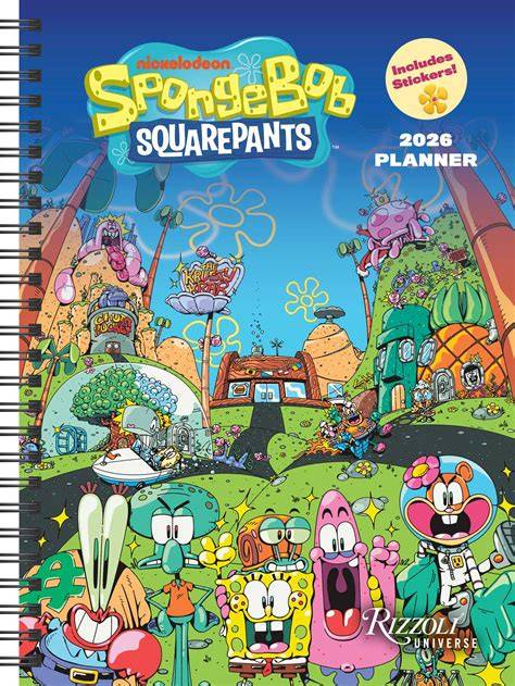 spongebob squarepants calendar