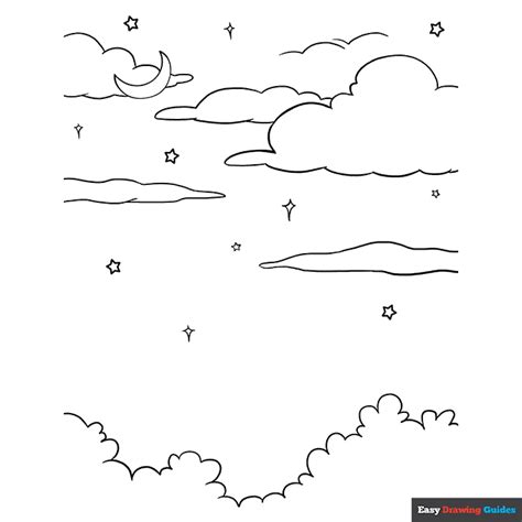 Sky Coloring Page