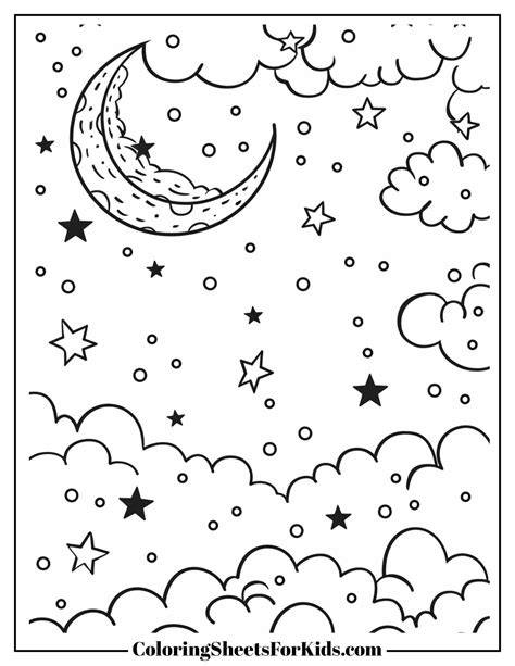 Sky Colouring Pages