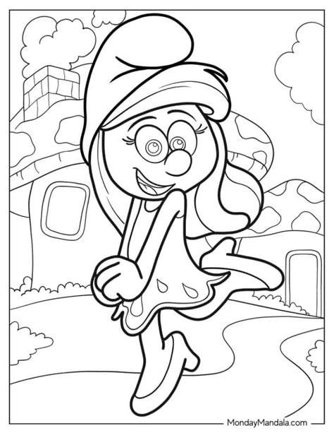 Smurf Coloring Pages Printable