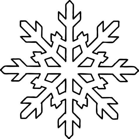 Snowflake Printable Coloring Page