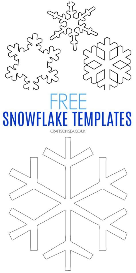 Snowflake Template Printable Pdf