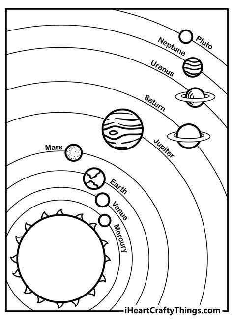 Solar System Colouring Pictures