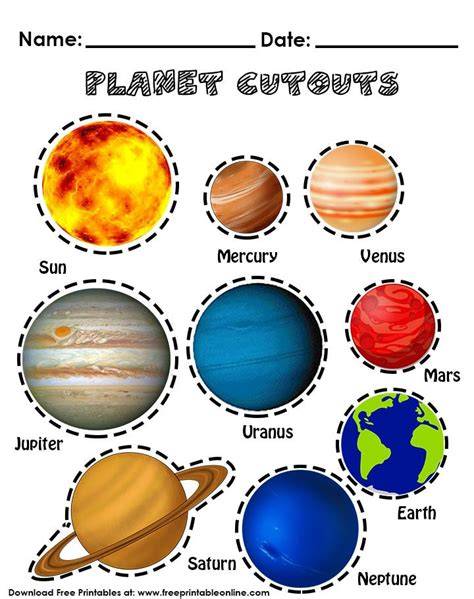Solar System Printouts
