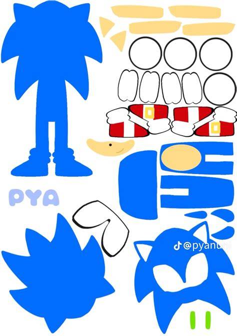 Sonic Cut Out Printable