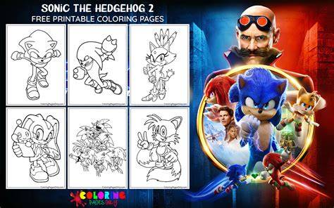Sonic The Hedgehog 2 Coloring Pages