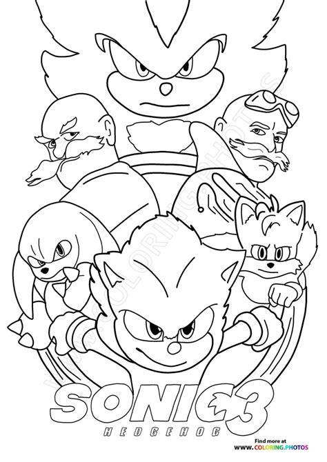 Sonic The Hedgehog 3 Coloring Pages