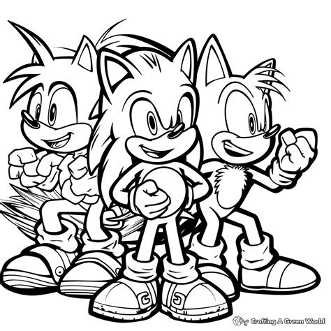 Sonic The Hedgehog Movie Coloring Pages