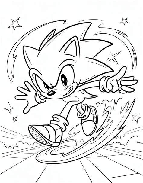 Sonic X Coloring Sheets