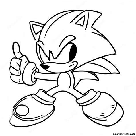 Sonic X Pictures To Color