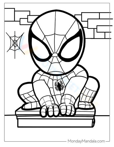 Spiderman Printable Color Pages