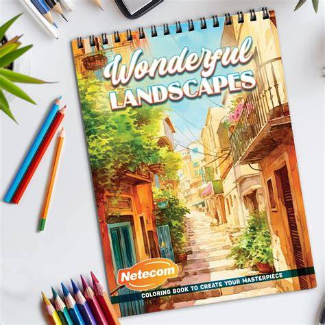Spiral Bound Coloring Book