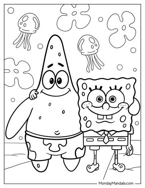 Spongebob And Patrick Colouring Pages
