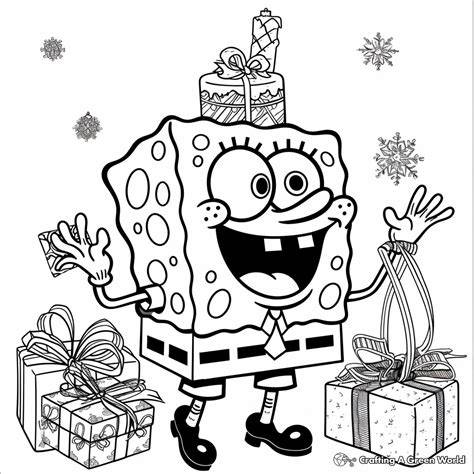 Spongebob Christmas Coloring Pictures